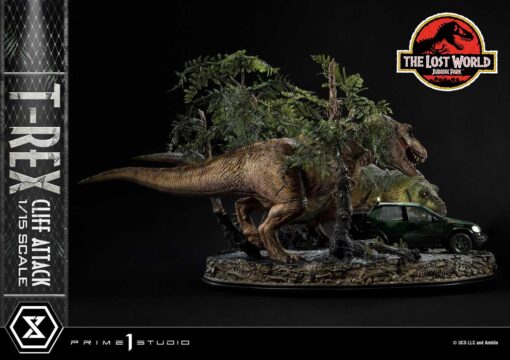 The Lost World: Jurassic Park (Film) T-Rex Cliff Attack Bonus Version / prime 1 studio - Image 8