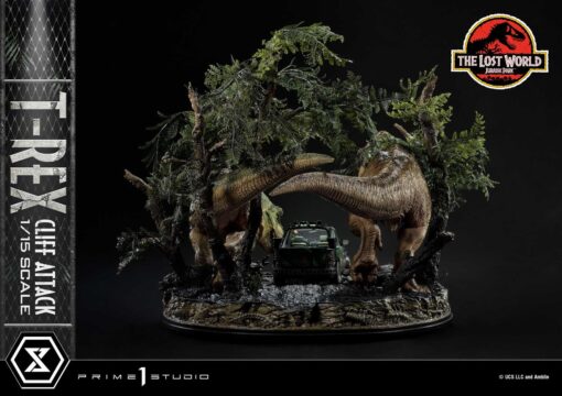 The Lost World: Jurassic Park (Film) T-Rex Cliff Attack Bonus Version / prime 1 studio - Image 7