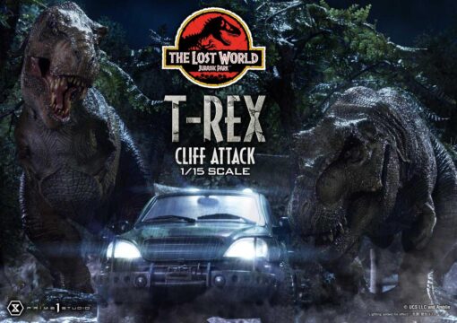 The Lost World: Jurassic Park (Film) T-Rex Cliff Attack Bonus Version / prime 1 studio - Image 4