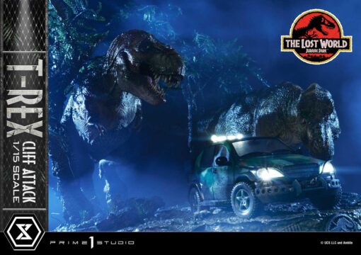 The Lost World: Jurassic Park (Film) T-Rex Cliff Attack Bonus Version / prime 1 studio - Image 2