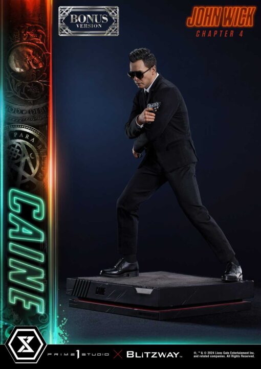 Premium Masterline John Wick: Chapter 4 (Film) Caine Deluxe Bonus Version - Prime1Studio - Image 19