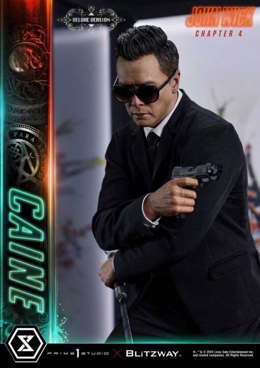 Premium Masterline John Wick: Chapter 4 (Film) Caine Deluxe Bonus Version - Prime1Studio - Image 3