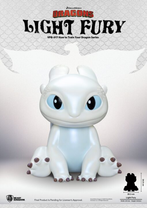 How to Train Your Dragon Series Vinyl Functional Figurines : Light Fury - Beast Kingdom - Image 7