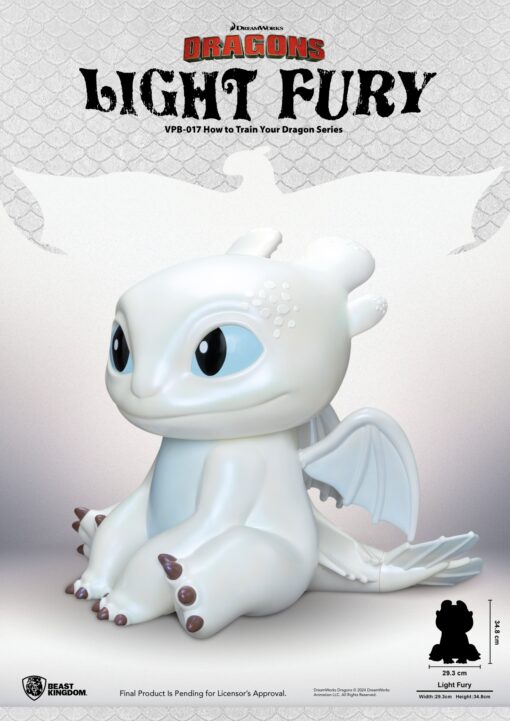 How to Train Your Dragon Series Vinyl Functional Figurines : Light Fury - Beast Kingdom - Image 6