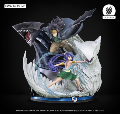 Gajeel Redfox and Wendy Marvell Limited Edition - Fairy Tail - Tsume Art - Image 5