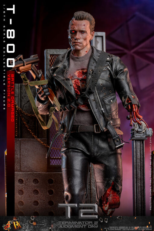 T-800 (Battle Damaged Version 2.0) - Hot Toys - Image 2