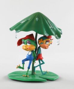 Alternative view of Tatsunoko Demetan Croaker Practical sculpture Polystone Statues (Original color ver.)