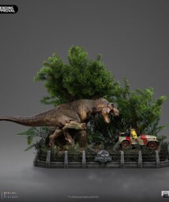 T-Rex Chase Statues Demi Art Scale 1/20 by Iron Studios - Image 3