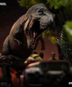 T-Rex Chase Statues Demi Art Scale 1/20 by Iron Studios - Image 13
