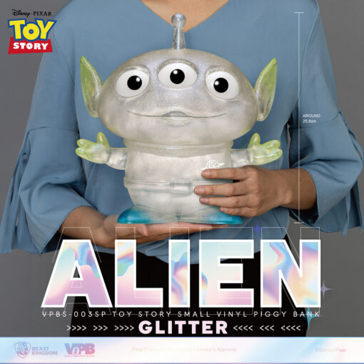 VPBS-003SP Toy Story Small Vinyl Piggy Bank: ALIEN Pearl Ver. - Image 2