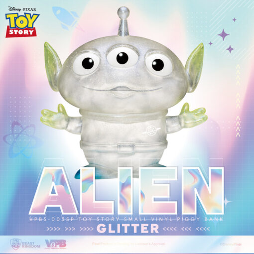 VPBS-003SP Toy Story Small Vinyl Piggy Bank: ALIEN Pearl Ver. - Image 7
