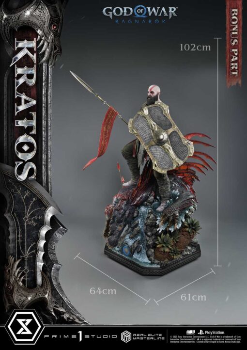 Real Elite Masterline God of War: Ragnarok Kratos Ultimate Bonus Version - Prime1Studio - Image 27