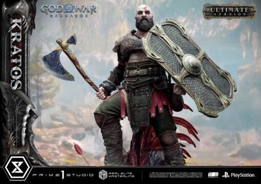 Real Elite Masterline God of War: Ragnarok Kratos Ultimate Bonus Version - Prime1Studio - Image 23