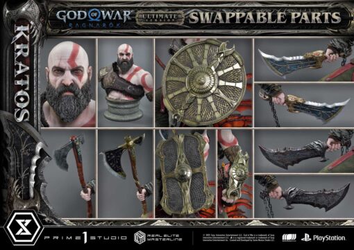 Real Elite Masterline God of War: Ragnarok Kratos Ultimate Bonus Version - Prime1Studio - Image 20