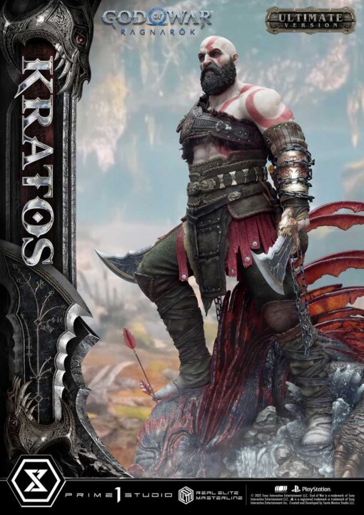 Real Elite Masterline God of War: Ragnarok Kratos Ultimate Bonus Version - Prime1Studio - Image 15