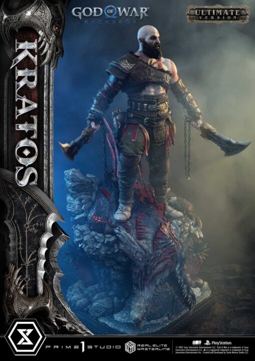 Real Elite Masterline God of War: Ragnarok Kratos Ultimate Bonus Version - Prime1Studio - Image 9