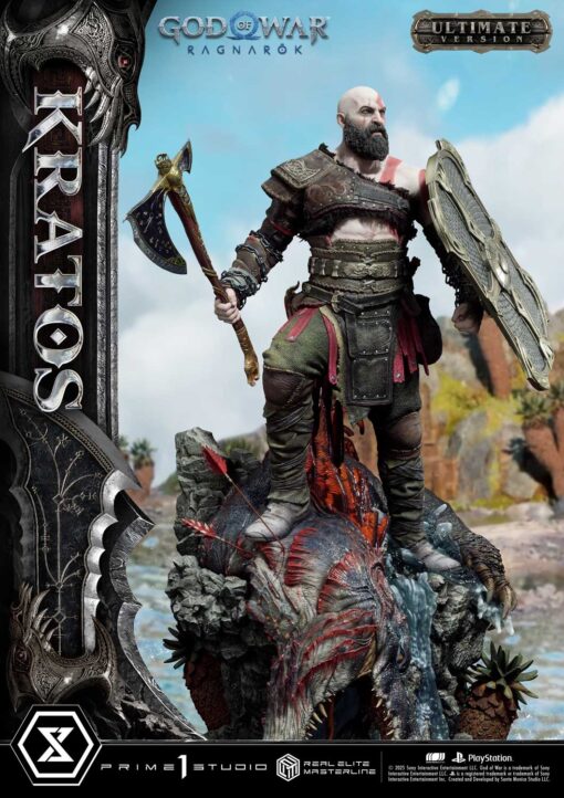 Real Elite Masterline God of War: Ragnarok Kratos Ultimate Bonus Version - Prime1Studio - Image 2