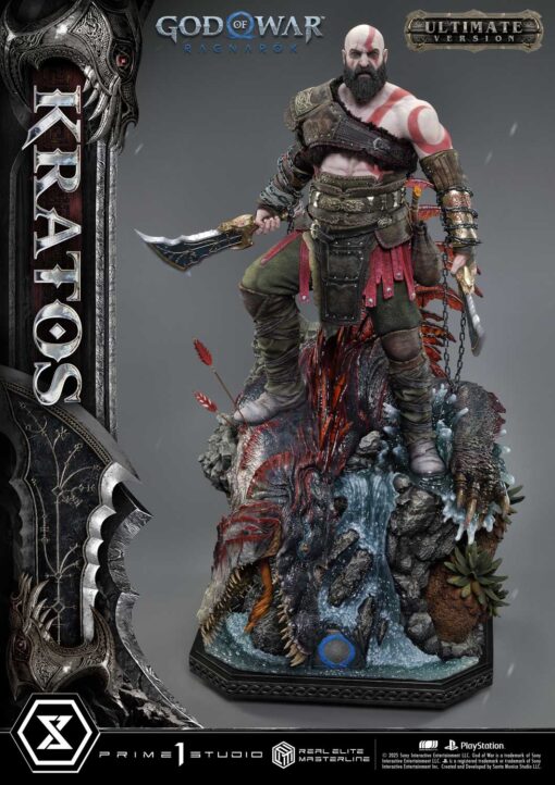 Real Elite Masterline God of War: Ragnarok Kratos Ultimate Bonus Version - Prime1Studio - Image 8