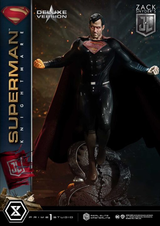 Real Elite Masterline Justice League (Film) Superman Knightmare Color Edition Deluxe Bonus Version by Prime1Studio - Image 7