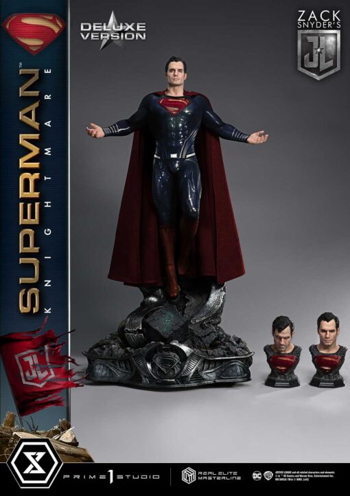 Real Elite Masterline Justice League (Film) Superman Knightmare Color Edition Deluxe Bonus Version by Prime1Studio - Image 14