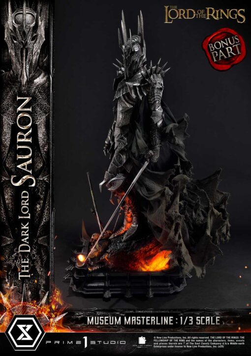 Museum Masterline The Lord of the Rings (Film) The Dark Lord Sauron Bonus version - Prime1Studio - Image 31