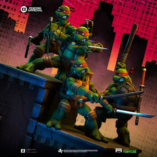 Statue TMNT 1st Cover Set - Teenage Mutant Ninja Turtles - Art Scale 1/10 - Iron Studios - Image 18