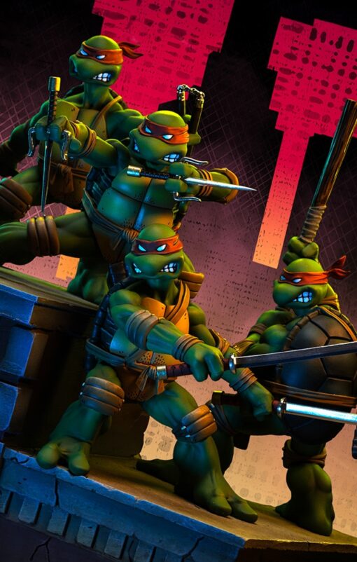 Statue TMNT 1st Cover Set - Teenage Mutant Ninja Turtles - Art Scale 1/10 - Iron Studios - Image 20