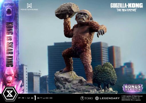 Ultimate Diorama Masterline Godzilla x Kong: The New Empire (Film) Kong vs Skar King Bonus Version - Prime1Studio - Image 2