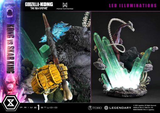 Ultimate Diorama Masterline Godzilla x Kong: The New Empire (Film) Kong vs Skar King Bonus Version - Prime1Studio - Image 24