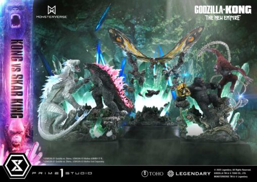 Ultimate Diorama Masterline Godzilla x Kong: The New Empire (Film) Kong vs Skar King Bonus Version - Prime1Studio - Image 11