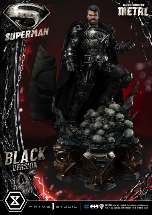 Dark Nights: Metal (Comics) Superman Black Version - Prime1Studio - Image 6