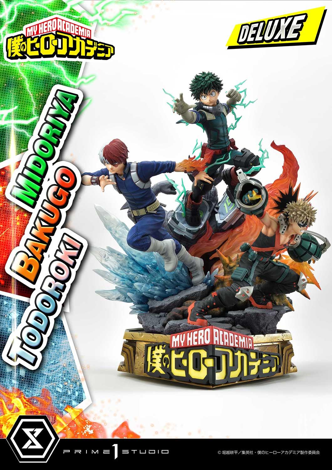 My Hero Academia Midoriya, Bakugo & Todoroki DX Bonus Version - Prime1Studio (PROMOTION) - Image 2