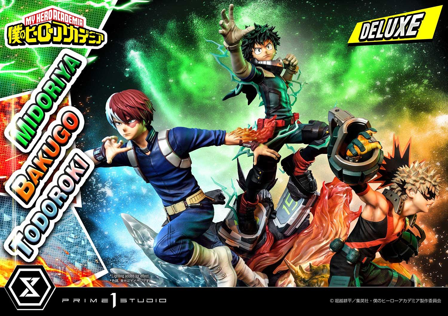 My Hero Academia Midoriya, Bakugo & Todoroki DX Bonus Version - Prime1Studio (PROMOTION) - Image 8