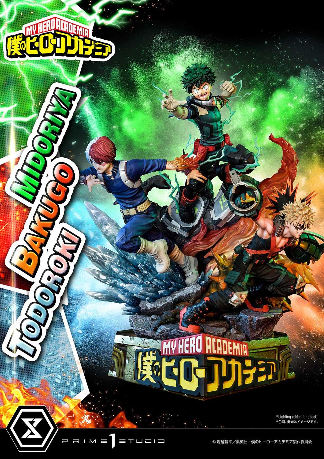 My Hero Academia Midoriya, Bakugo & Todoroki DX Bonus Version - Prime1Studio (PROMOTION) - Image 7
