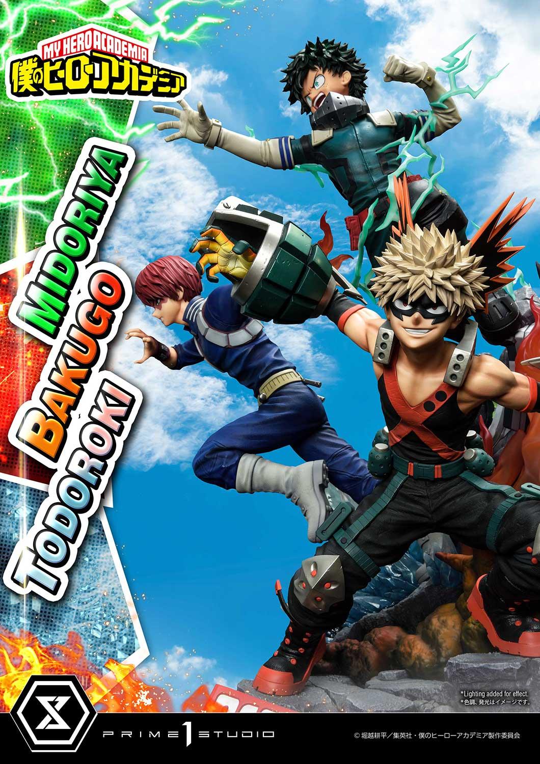 My Hero Academia Midoriya, Bakugo & Todoroki DX Bonus Version - Prime1Studio (PROMOTION) - Image 6