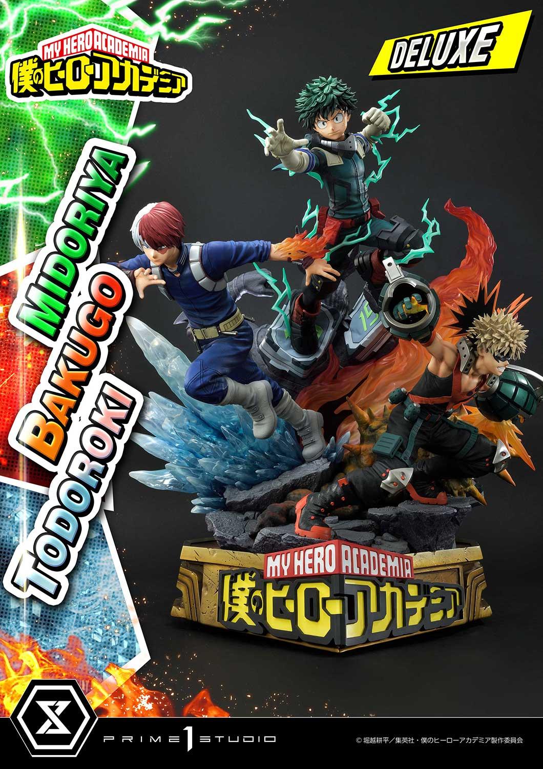 My Hero Academia Midoriya, Bakugo & Todoroki DX Bonus Version - Prime1Studio (PROMOTION)