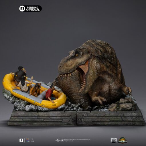 Jurassic Park: T-Rex River Attack Demi Art Scale 1/20 - Iron Studios - Image 3