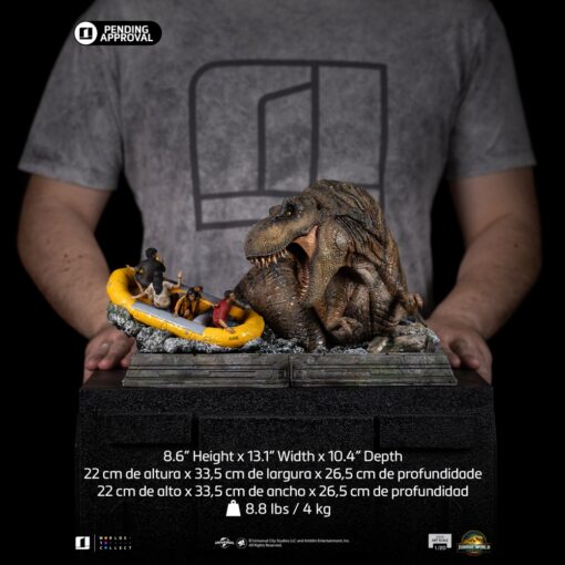 Jurassic Park: T-Rex River Attack Demi Art Scale 1/20 - Iron Studios - Image 2