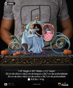 Alternative view of Statue Cinderella Deluxe - Disney Classics - Art Scale 1/10 - Iron Studios