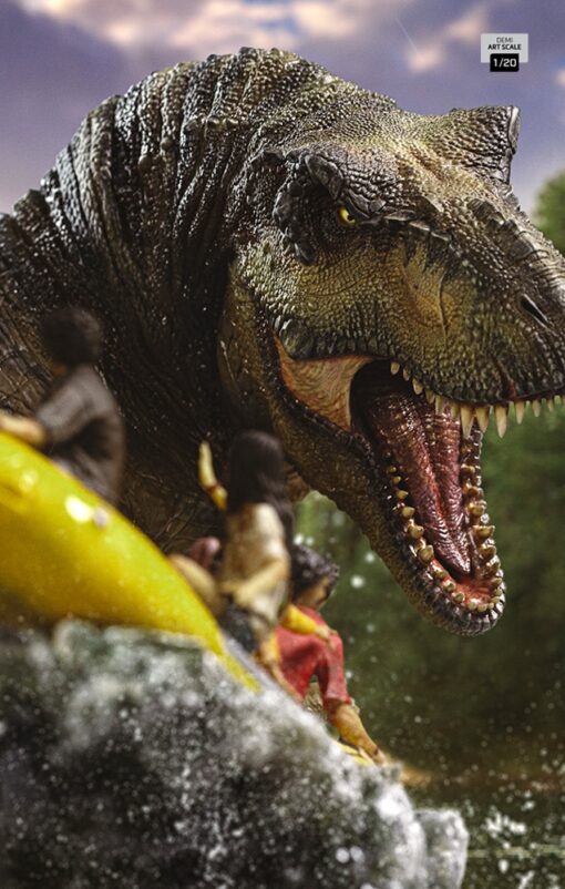 Jurassic Park: T-Rex River Attack Demi Art Scale 1/20 - Iron Studios - Image 9