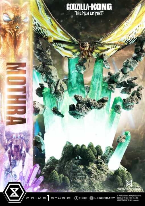 Ultimate Diorama Masterline Godzilla x Kong: The New Empire (Film) Mothra Bonus Version - Prime1Studio - Image 17