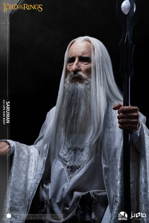 Infinity Studio x Juxta Films "The Lord of the Rings" Saruman 1/1 Life Size Bust - Image 9