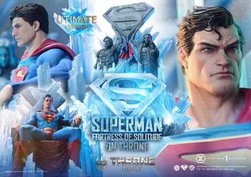 Throne Legacy Superman (Comics) Superman Fortress of Solitude on Throne (Design by Gabriele Dell’Otto) Ultimate Bonus Version - Image 29