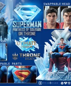 Throne Legacy Superman (Comics) Superman Fortress of Solitude on Throne (Design by Gabriele Dell’Otto) Ultimate Bonus Version - Image 24