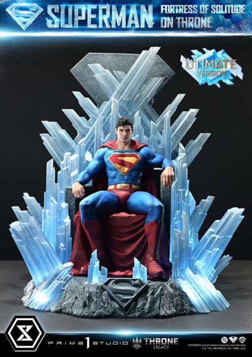 Throne Legacy Superman (Comics) Superman Fortress of Solitude on Throne (Design by Gabriele Dell’Otto) Ultimate Bonus Version - Image 13