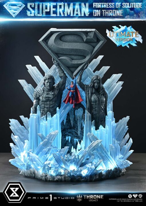 Throne Legacy Superman (Comics) Superman Fortress of Solitude on Throne (Design by Gabriele Dell’Otto) Ultimate Bonus Version - Image 14