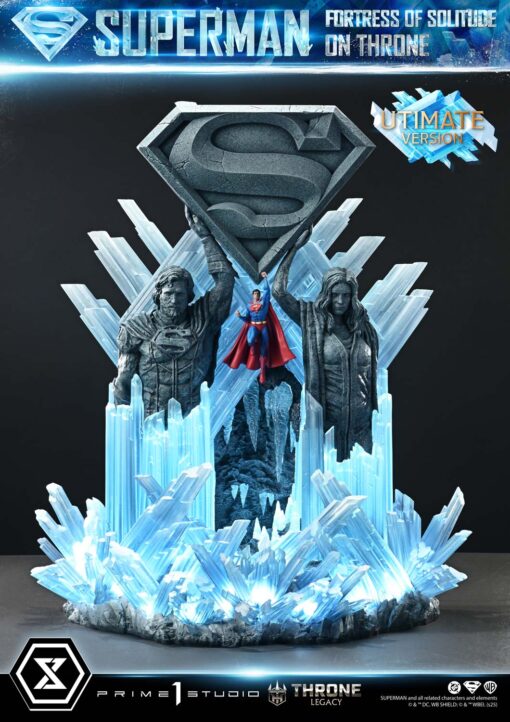 Throne Legacy Superman (Comics) Superman Fortress of Solitude on Throne (Design by Gabriele Dell’Otto) Ultimate Bonus Version - Image 6