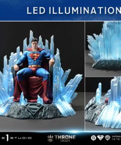 Throne Legacy Superman (Comics) Superman Fortress of Solitude on Throne (Design by Gabriele Dell’Otto) Ultimate Bonus Version - Image 4