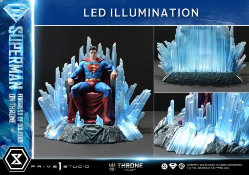 Throne Legacy Superman (Comics) Superman Fortress of Solitude on Throne (Design by Gabriele Dell’Otto) Ultimate Bonus Version - Image 4
