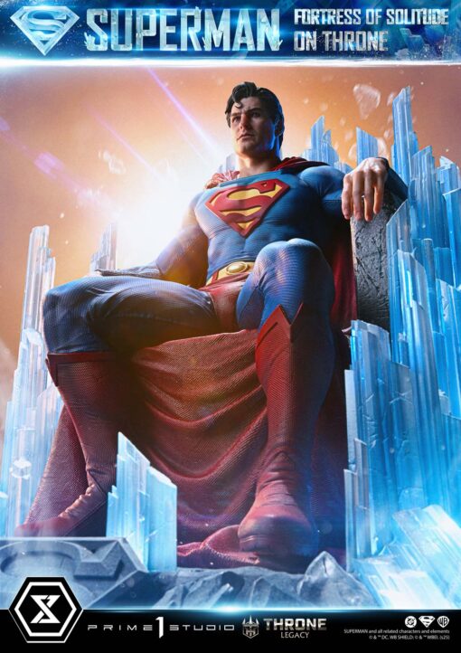 Throne Legacy Superman (Comics) Superman Fortress of Solitude on Throne (Design by Gabriele Dell’Otto) Ultimate Bonus Version - Image 3